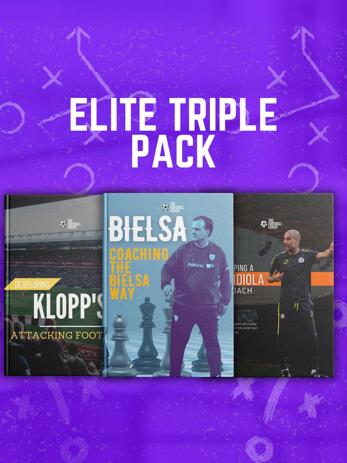 Klopp, Guardiola & Bielsa Triple Pack