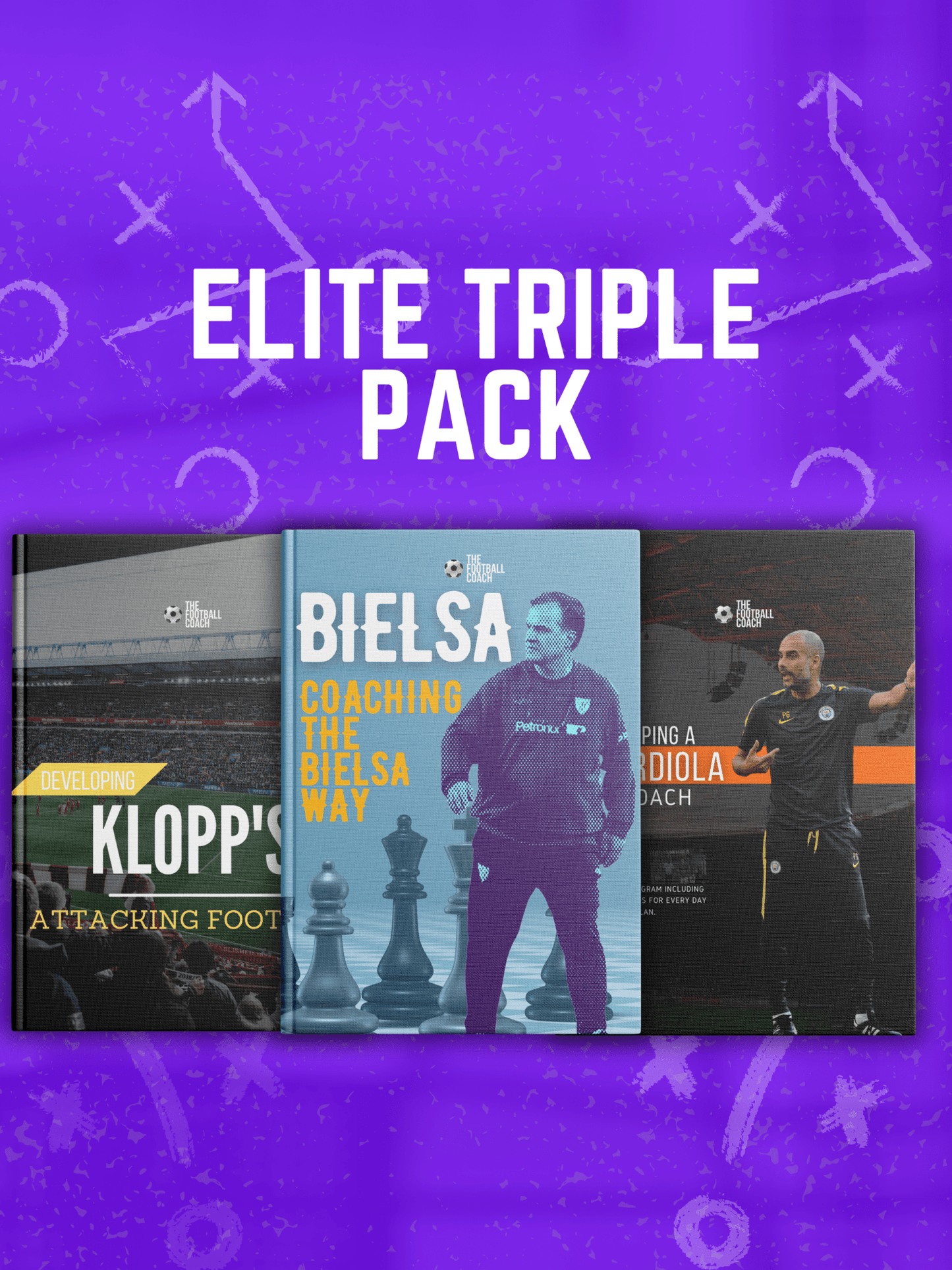 Klopp, Guardiola & Bielsa Triple Pack - Thefootballcoach