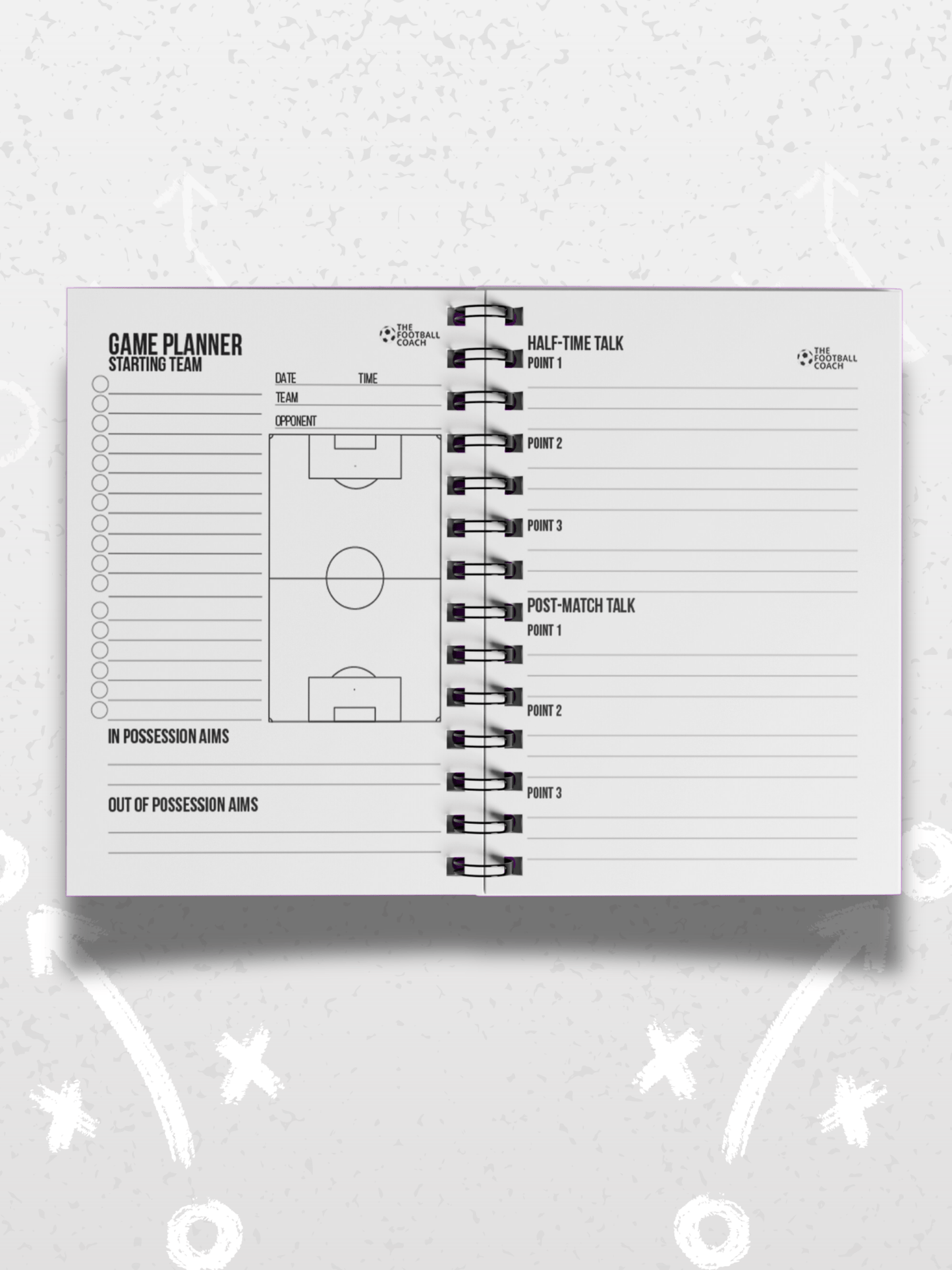 Match - day Notepad - Thefootballcoach