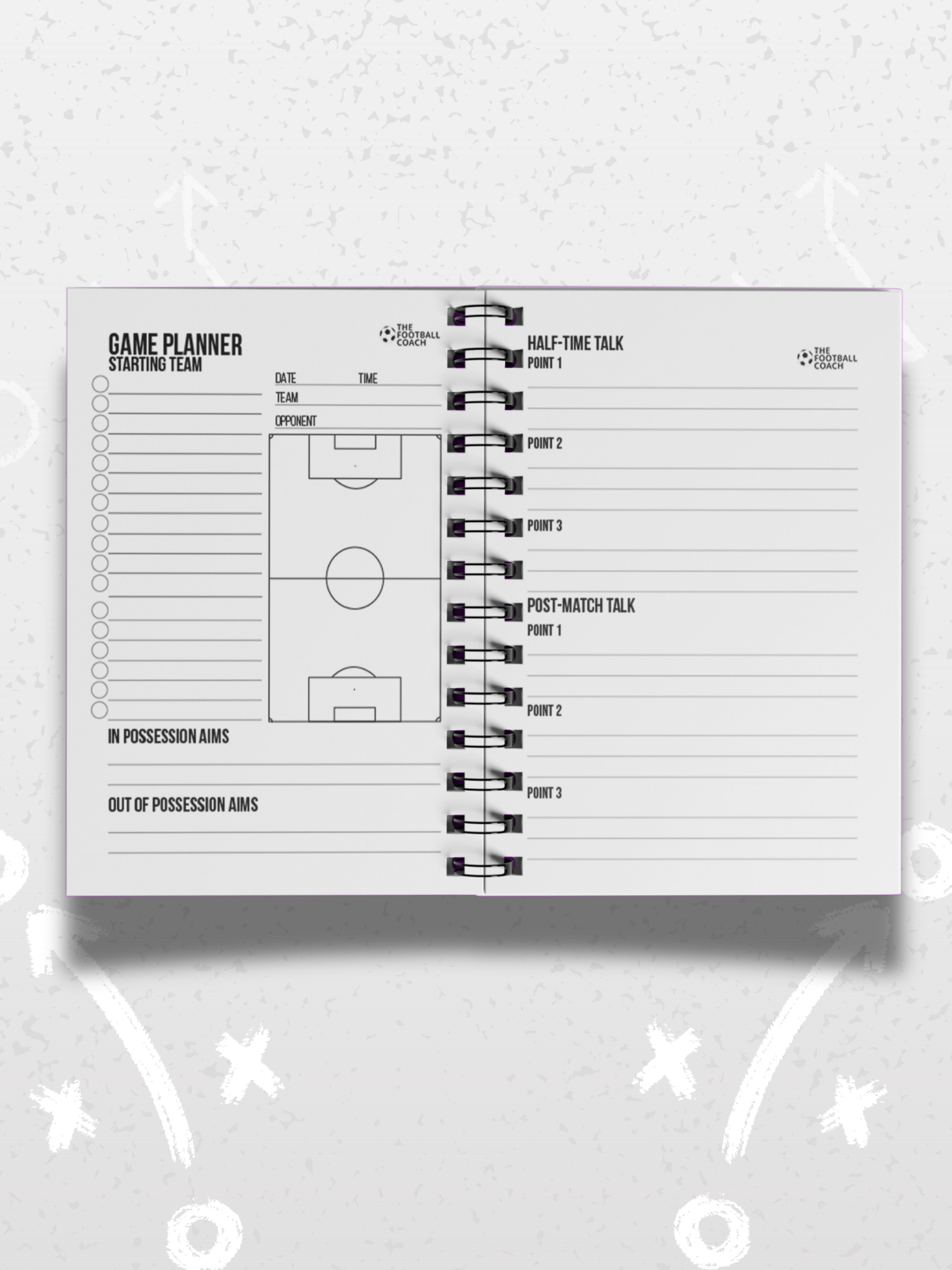 Match - day Notepad - Thefootballcoach